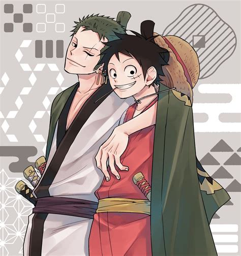 The best gifs for zoro wano. Monkey D Luffy Luffytaro Roronoa Zoro Zorojuro Straw Hat ...