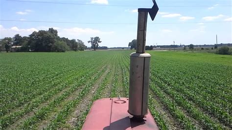 Spraying Corn With The 706 Diesel Youtube