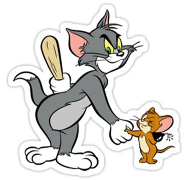 Download telegram stickers for free. "Tom & Jerry" Stickers by ferac67 | Redbubble | Pegatinas ...
