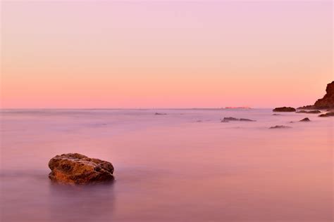 Pink Sunset On The Beach Of Castillo En El Mar Image