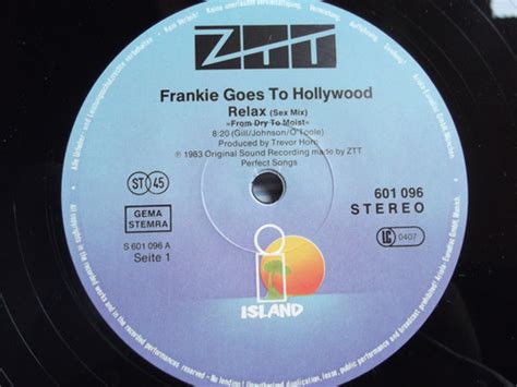 Frankie Goes To Hollywood Relax Sex Mix Germany 50000 En Mercado Libre