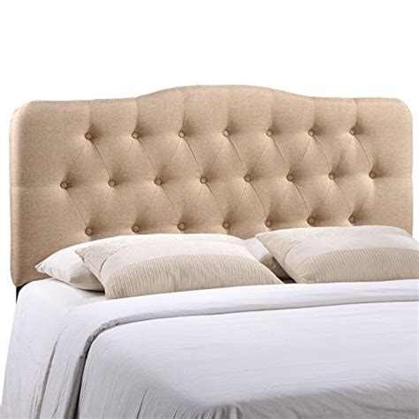 Modway Annabel Upholstered Tufted Button Fabric Headboard Queen Size In