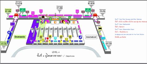 Orientation Map Of Bangkok Airport