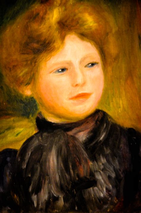 Pierre Auguste Renoir Portrait De Femme At Louvre Museum Flickr