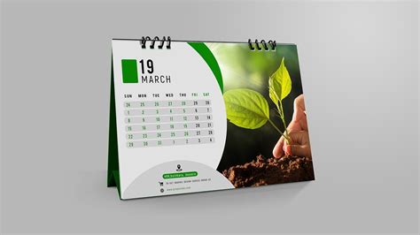 Professional Photo Desk Calendar Design Photoshop Tutorial Youtube