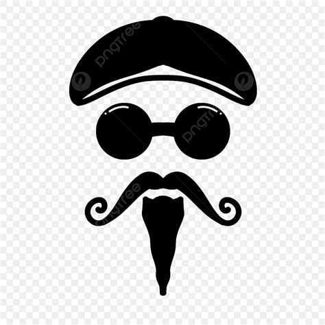 gambar man kumis clipart kumis pria pakai topi png transparan clipart dan file psd untuk