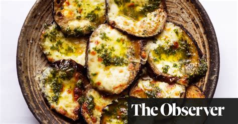 Nigel Slaters Aubergines With Mozzarella And Basil Recipe Food The