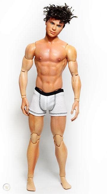 Custom Muscular Athletic Mattel Barbie Ken Fashion Doll -Anatomically