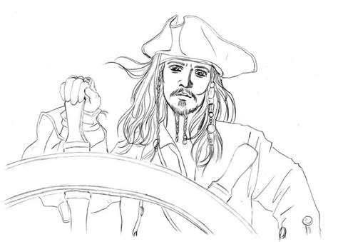 You can now print this beautiful jack sparrow pirates of the caribbean coloring page or color online for free. Jack Sparrow Coloring Pages | Pirate coloring pages, Jack ...