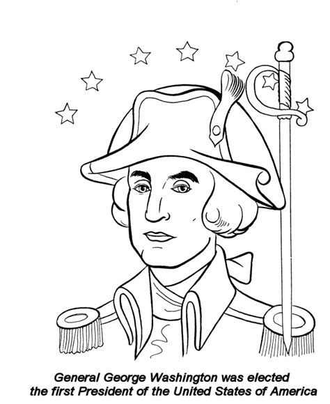 Select one of 1000 printable coloring pages of the category educational. President george washington coloring pages download and ...
