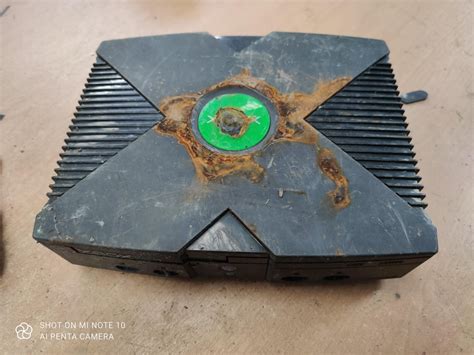 Og Xbox Thats Been Sitting Outside For Six Years Exposed To The