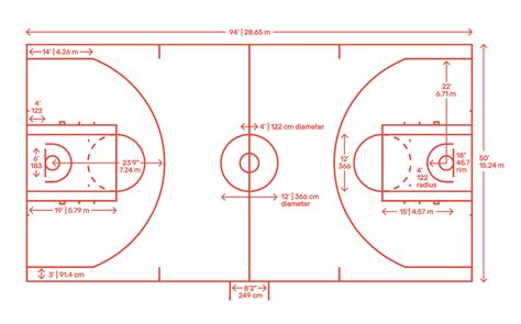 Sports Dimensions And Drawings