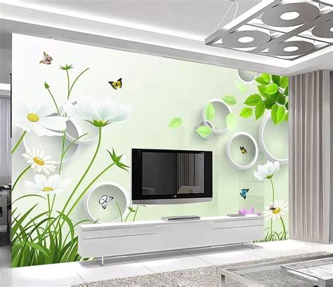 Beibehang Custom Stereoscopic 3d For Living Room Bedroom Tv Backdrop