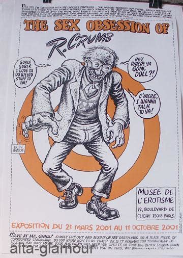 The Sex Obsession Of R Crumb Poster For Exposition Du 21 Mars 2001 Au 11 Octobre 2001at Musee