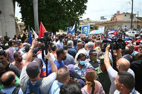 Thousands Of Cubans Take To The Streets In Mass Protest Against The