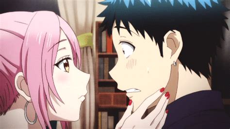 Yamada Kun E As Bruxas Hug Gif Anime Love Anime Guys Sad Anime Romantic Anime Couples