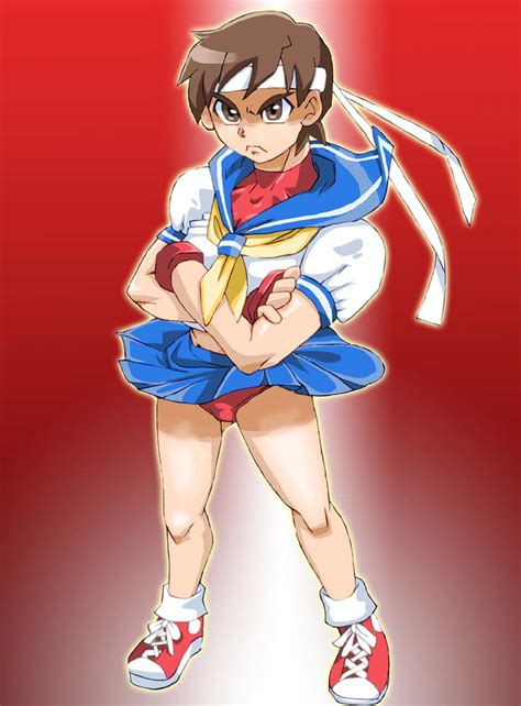 Onnaski Kasugano Sakura Justice Gakuen Shiritsu Justice Gakuen Street Fighter Commentary