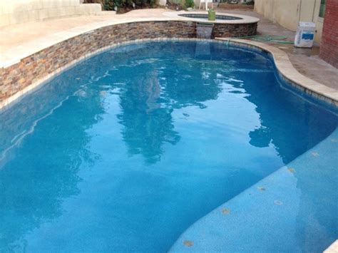 Silicate is a far stronger and more durable aggregate pebble tec will not degrade as quickly, which means it can stand up to the elements and cleaning agents better than plaster. After: New Aqua White Stonescape, Water features, & Wall ...
