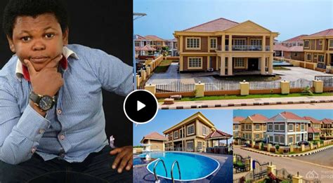 i short but my money long nollywood actor paw paw celebrate as he build a brand new house in lekki
