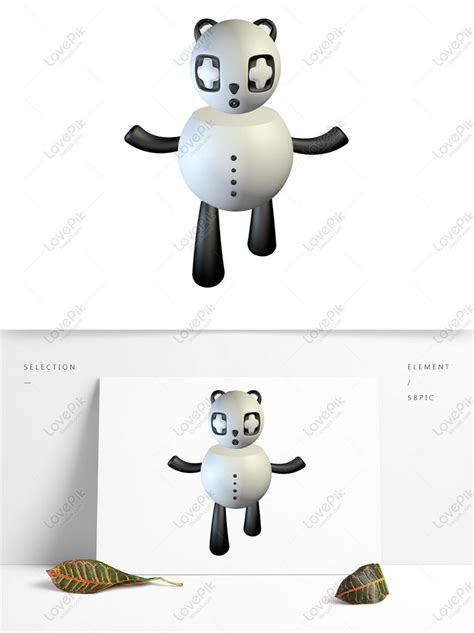 3d Panda C4d Bear Toy Animal Material Png Picture C4d Images Free