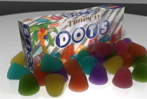 3d Model Dots Candy