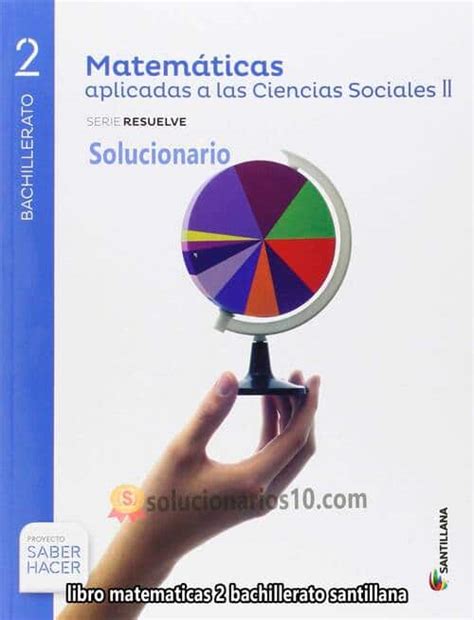 🥇 【 Solucionario Matematicas 2 Bachillerato Santillana】 📘
