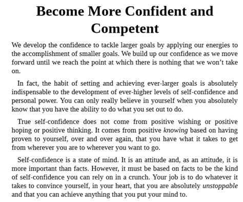 The Power Of Self Confidence By Brian Tracy Pdf Download Ebookscart