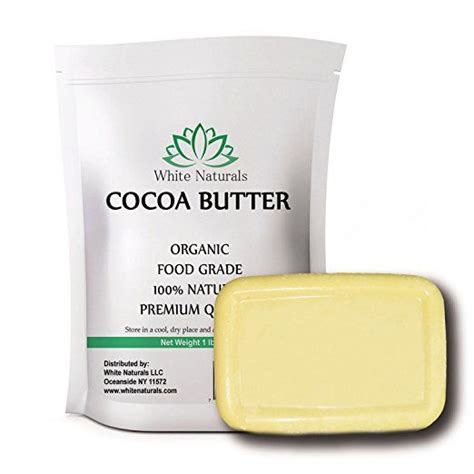 Organic Raw Cocoa Butter 1 Lb Food Grade Unrefined Pure Natural