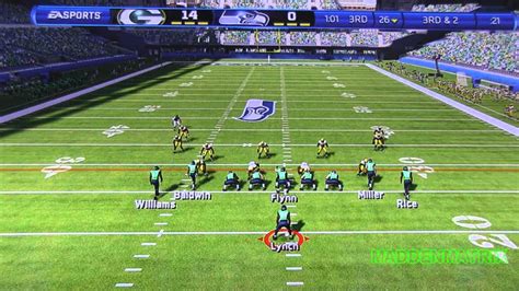 Madden Nfl 13 At E3 Packers Cpu At Seahawks Co Op 3rd Q At