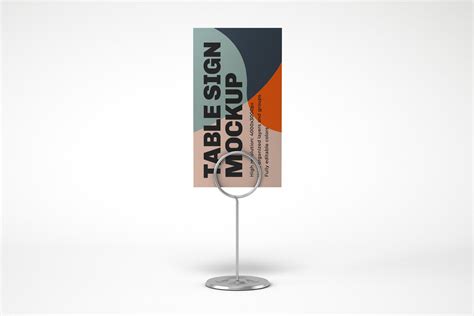 Download Table Tent and Sign Mockup Set | Deeplab Mockups