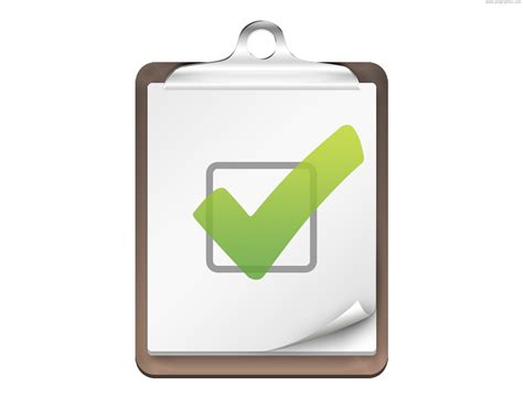 Convierte png, gif, tiff o raw a jpg Checklist icon (PSD) | PSDGraphics