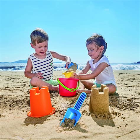Hape Versatile 5 In 1 Childrens Beach Set Sand Toys For Toddlers