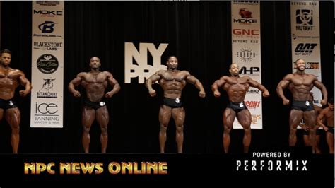 IFBB NY Pro Men S Classic Physique Prejudging Video NPC News Online