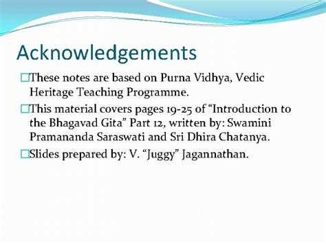 Introduction To The Bhagavad Gita Review Of Arjunas