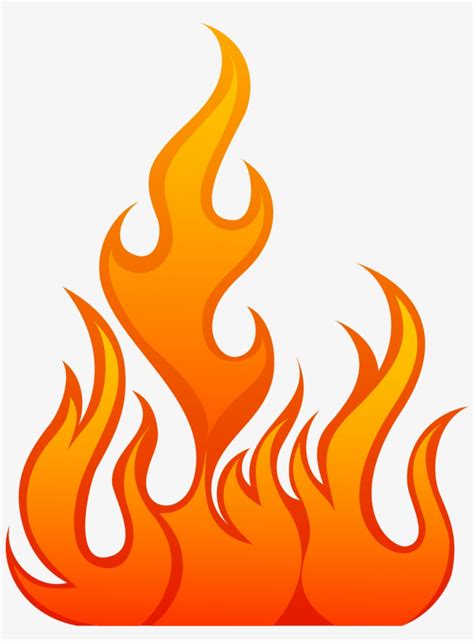 Fire Flames Vector Free Transparent Png Download Pngkey