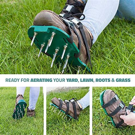 Mentioned previously, hand aerators can be quite strenuous and requires much effort. Abco Tech Lawn Aerator Shoes - for Effectively Aerating Lawn Soil Recommended BackyardEquip.com ...