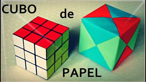 Fantástico Cubo Modular De Papel Origami Youtube