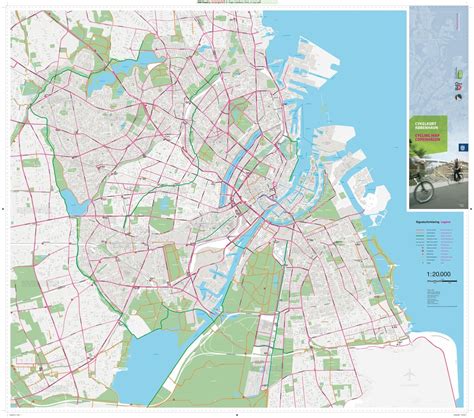 Copenhagen Cycling Map Maplets