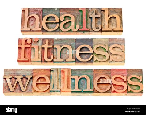 health, fitness, wellness - healthy lifestyle concept - isolated text