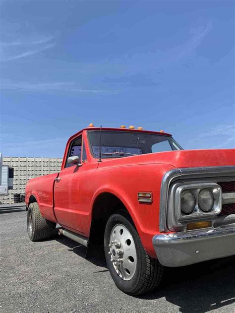 1969 Chevrolet C10k10 Pickup Red Rwd Manual Base For Sale Chevrolet