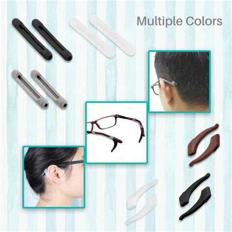 Kalevel Ear Grip Hooks Sunglasses Temple Tips Sleeve Eyewear Silicone Sport Eyeglasses Ear
