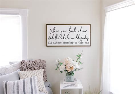 Inspirational Quotes Always Remember Us This Way Framed Wood Etsy