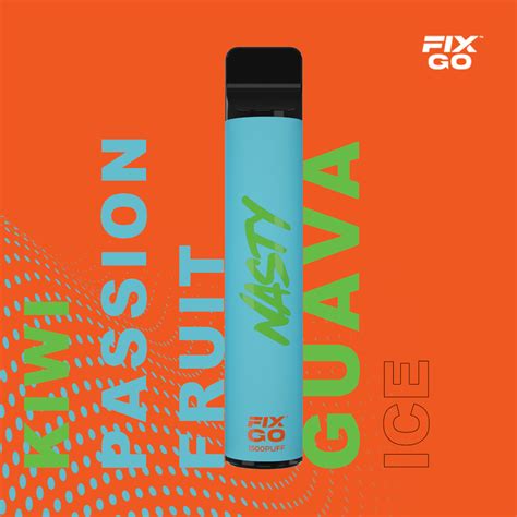 Nasty Fix Go 1500 Puffs Disposable Red Energy ‣ Vape Of Uk