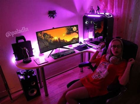 Setupgamingfr Gaming Setup Gaming Room Gamer Room Gamer Girl