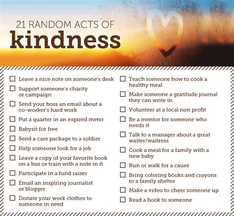 53 Random Acts Of Kindness Ideas Shari S Berries Blog