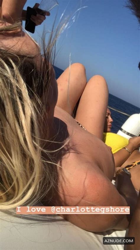 Charlotte Crosby Topless On The Yacht WithÂ Nathan Henry And Friends Aznude