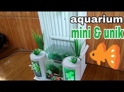 Acrilic bening aquarium mini ini. AQUARIUM mini & unik mini & unique aquarium - YouTube