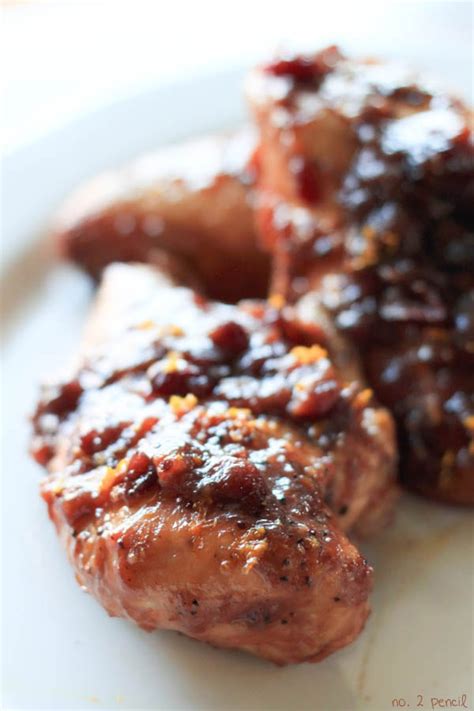 Place all ingredients in a slow cooker. Slow Cooker Cranberry Orange Chicken - No. 2 Pencil