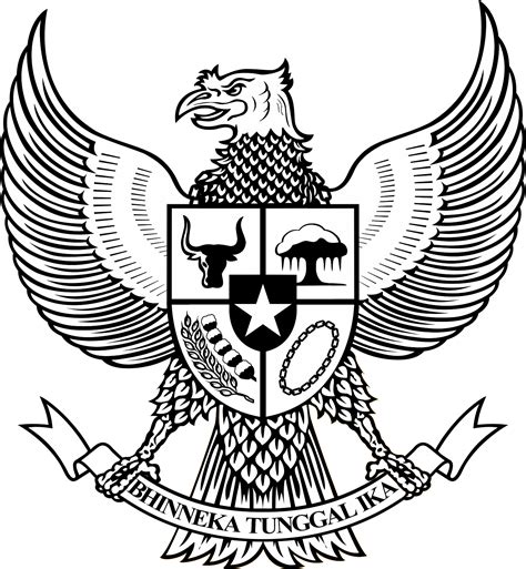Garuda pancasila silhouette logo vector (.cdr). Gambar Animasi Burung Garuda Pancasila - Gambar Animasi Keren