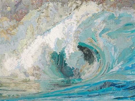 artist-depicts-roaring-movement-of-waves-through-beautiful-map-collages-map-collage,-map-art,-art